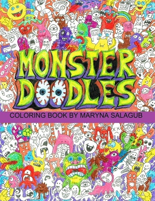 Doodle monsters coloring book Paperback (Paperback)