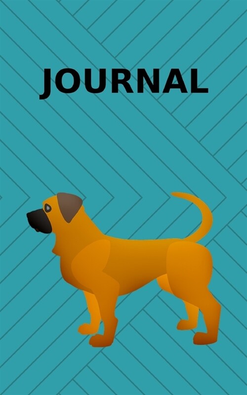 Journal: Mastiff; 100 sheets/200 pages; 5 x 8 (Paperback)