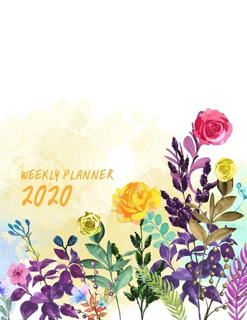 2020 Weekly Planner: Academic Weekly & Monthly Pocket Calendar Schedule Organizer, 8.5 x 11, 50 Pages (Paperback)