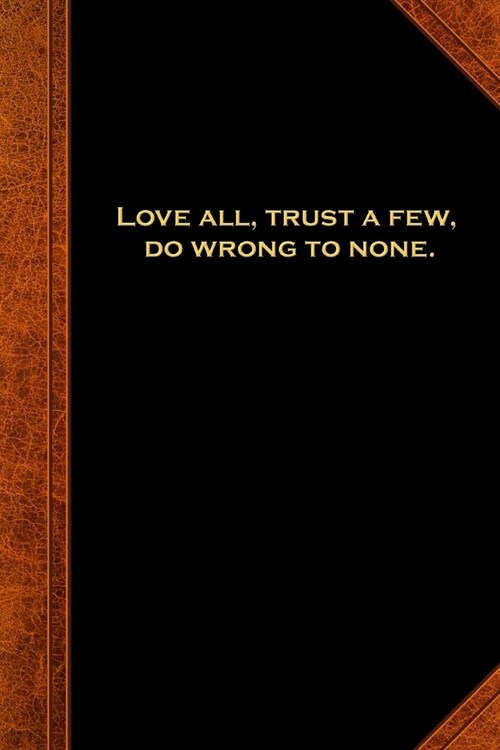 2020 Daily Planner Shakespeare Quote Love Trust 388 Pages: 2020 Planners Calendars Organizers Datebooks Appointment Books Agendas (Paperback)