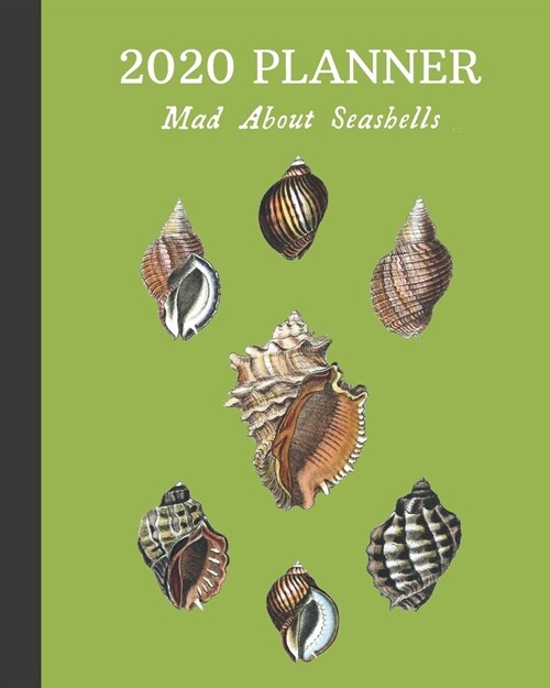 2020 Planner: Mad About Seashells: Monthly & Weekly Planner With Dot Grid Pages: Great Gift For Sea Shell Collectors & Conchologists (Paperback)