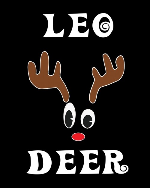 Leo Deer: Deer Elk Antler Hunting Hobby 2020 Monthly Planner Dated Journal 8 x 10 110 pages (Paperback)