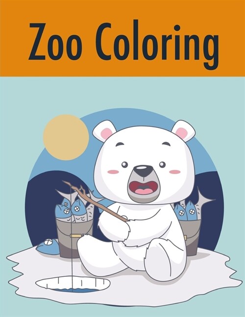 Zoo Coloring: coloring book for adults stress relieving designs (Paperback)
