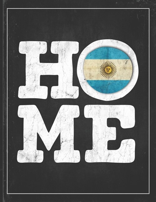 Home: Argentina Flag Planner for Argentinian Coworker Friend from Buenos Aires 2020 Calendar Daily Weekly Monthly Planner Or (Paperback)