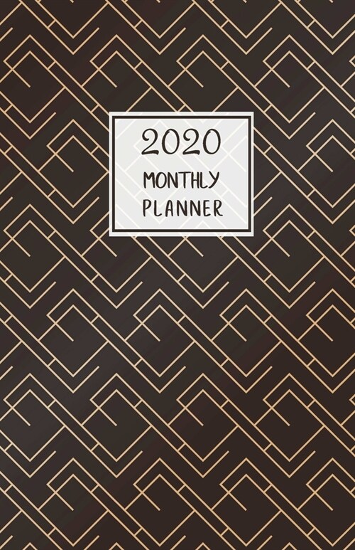 2020 Monthly Planner: Portable. Month on 2 pages followed by six Notes pages. Monthly layout Includes To-do section. 8.5x 5.5. Fits in pur (Paperback)