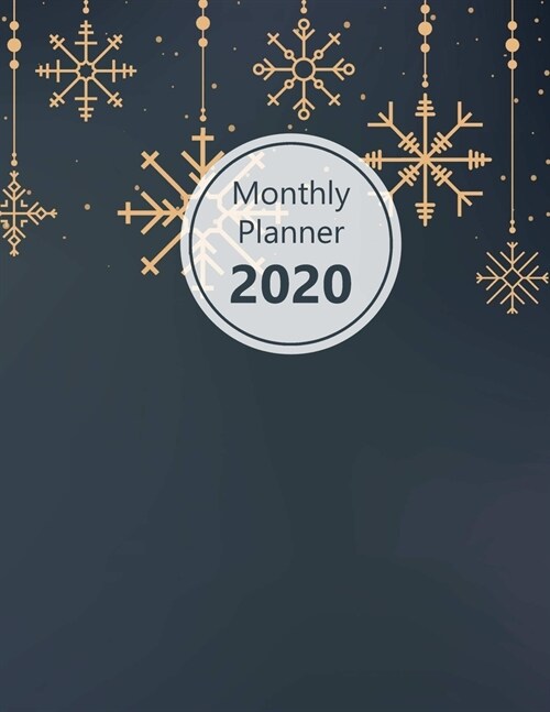 Monthly planner 2020: Large. Month on 2 pages. Incl. 2020 Calendar, Important dates section and Notes pages. 8.5 x 11.0 (Letter size). (Gr (Paperback)