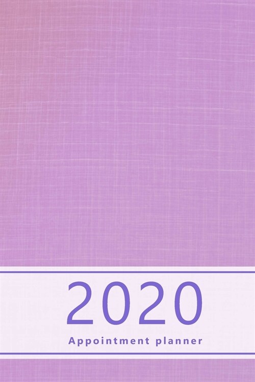 2020 Appointment Planner: Hourly agenda. Monthly and Weekly planner. Week on 2 pages. Square layout. Schedule, arrange, plan events. Monday star (Paperback)