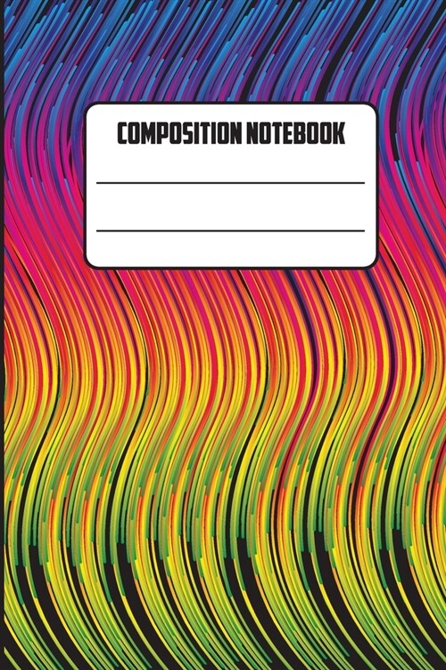 Composition Notebooks: Ruled Notebook Lined School Journal Green Flower 120 Pages 6 x 9 (Composition Books) (Paperback)