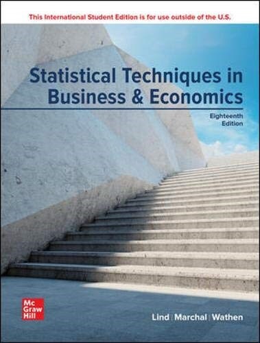 Statistical Techniques in Business and Economics (Paperback, 18e)