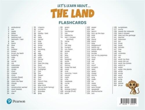 Lets Learn About the Earth (AE) - 1st Edition (2020) - Flashcards - Level 2 (the Land) (Cards)