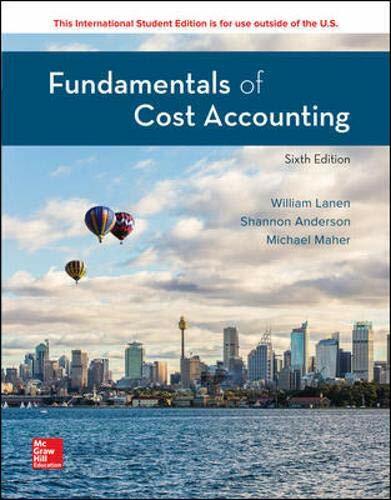 Fundamentals of Cost Accounting (Paperback, 6 ed)