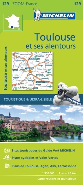 Toulouse & surrounding areas - Zoom Map 129 : Map (Sheet Map)