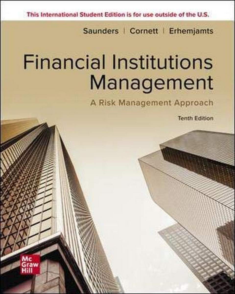 Financial Institutions management : A Risk management approach (Paperback, 10th Edition)