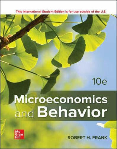 Microeconomics and Behavior (Paperback, 10th Edition)