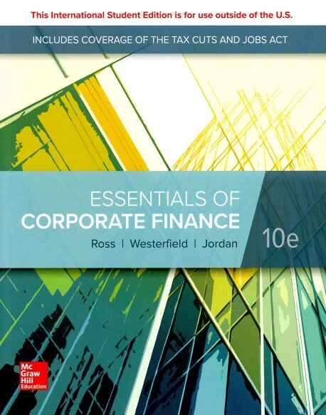 [중고] Essentials of Corporate Finance (Paperback, 10 ed)
