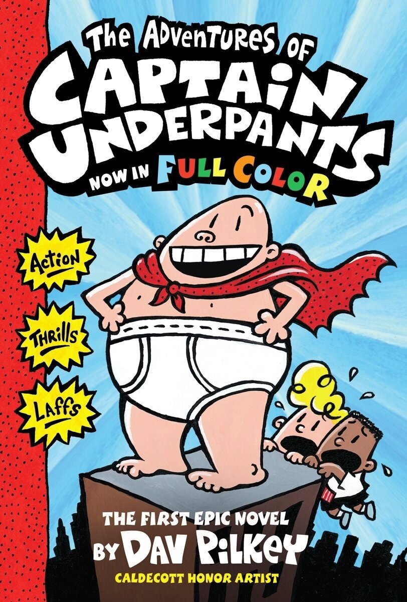 [중고] Captain Underpants #1 : The adventures of Captain Underpants (Paperback, Full Color Edition)