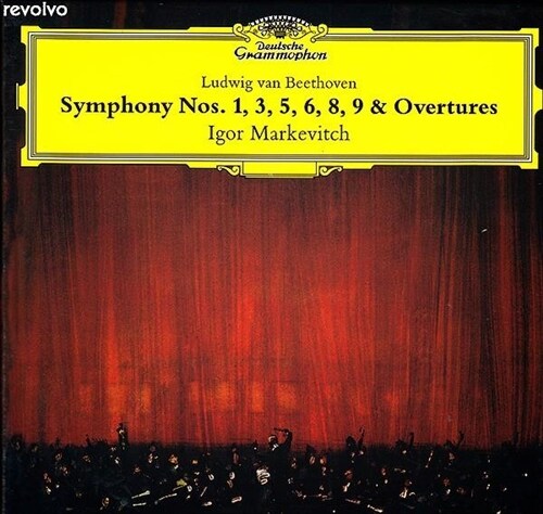 [중고] Beethoven Symphonies NoS.1,3,5,6,8 & 9 & Overture / Igor Markevitch (4 Disc)  