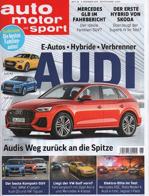 Auto Motor + Sport (격주간 독일판): 2019년 12월 05일