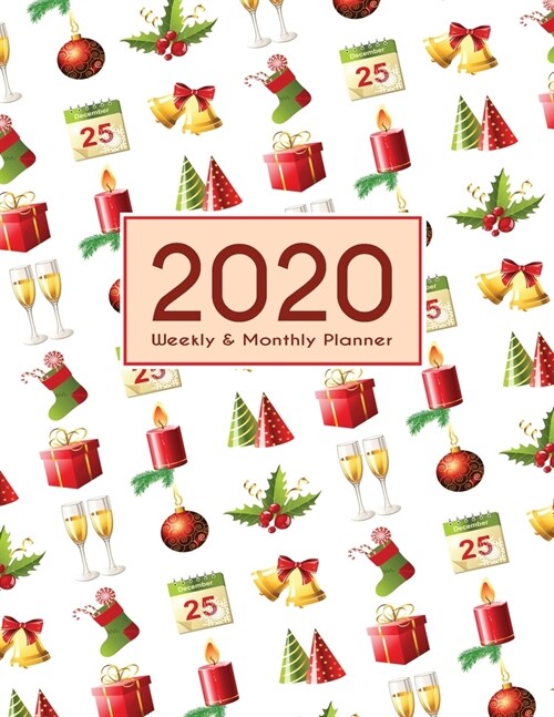 2020 Planner Weekly & Monthly 8.5x11 Inch: Wonderful Christmas One Year Weekly and Monthly Planner + Calendar Views, journal, for Men, Women, Boys, Gi (Paperback)