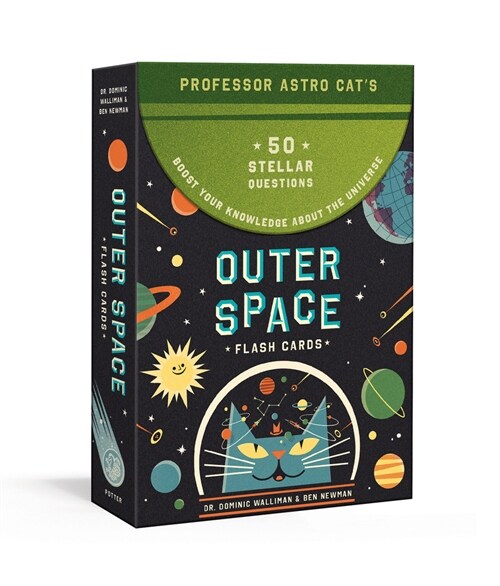 Professor Astro Cats Outer Space Flash Cards: 50 Stellar Questions to Boost Your Knowledge about the Universe: Card Games (Other)