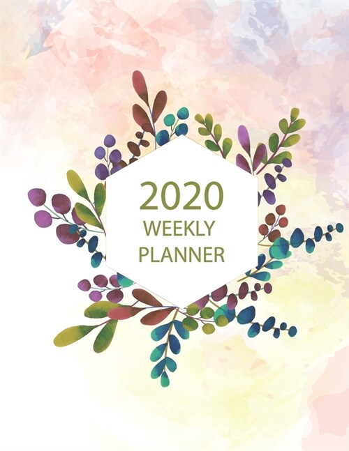 2020 Weekly Planner: Academic Weekly & Monthly Pocket Calendar Schedule Organizer, 8.5 x 11, 50 Pages (Paperback)