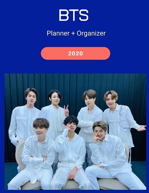 BTS 2020 Planner + Organizer: Undated Daily Productivity Planner + Journal with BTS Photos in Interior - January 2020 to December 2020 (Paperback)