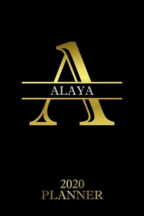 Alaya: 2020 Planner - Personalised Name Organizer - Plan Days, Set Goals & Get Stuff Done (6x9, 175 Pages) (Paperback)