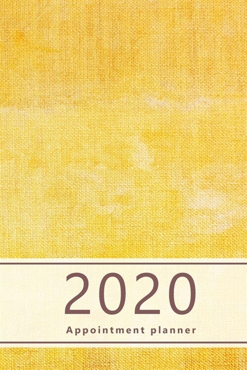 2020 Appointment Planner: Hourly agenda. Monthly and Weekly planner. Week on 2 pages. Square layout. Schedule, arrange, plan events. Monday star (Paperback)