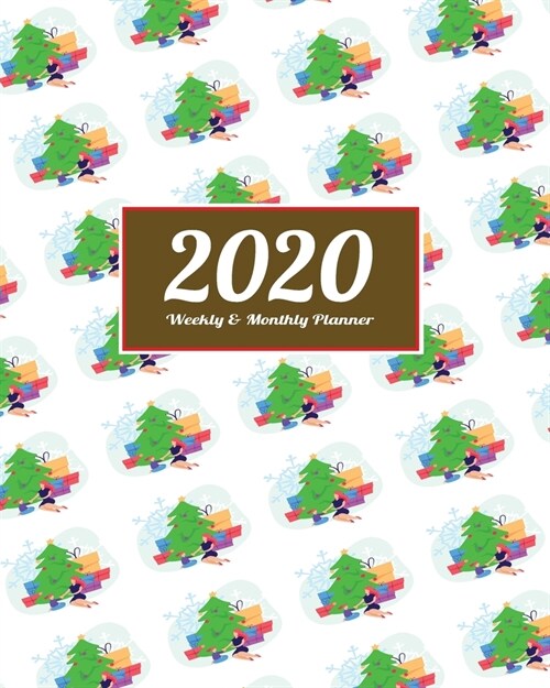 2020 Planner Weekly & Monthly 8x10 Inch: Mommy Christmas Theme One Year Weekly and Monthly Planner + Calendar Views, journal, for Men, Women, Boys, Gi (Paperback)