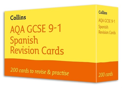 AQA GCSE 9-1 Spanish Vocabulary Revision Cards : Ideal for the 2024 and 2025 Exams (Cards)