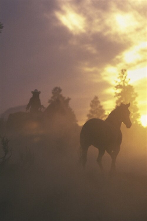 2020 Daily Planner Horse Photo Equine Herding Horses Sunset 388 Pages: 2020 Planners Calendars Organizers Datebooks Appointment Books Agendas (Paperback)