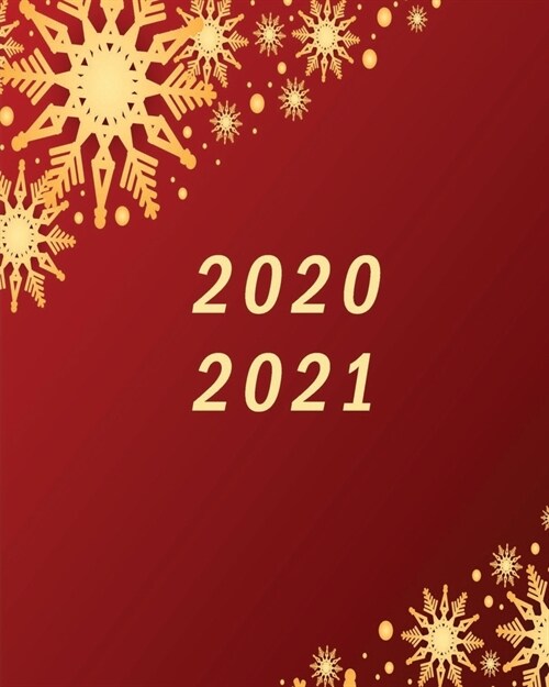 2020-2021 Two Year Planner: 2020-2021 Two Year Planner: Christmas Theme - 2 Year Calendar 2020-2021 Monthly - 24 Month Agenda Planner- Personal Ap (Paperback)