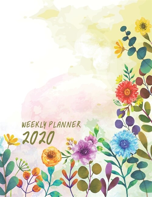 2020 Weekly Planner: Academic Weekly & Monthly Pocket Calendar Schedule Organizer, 8.5 x 11, 50 Pages (Paperback)