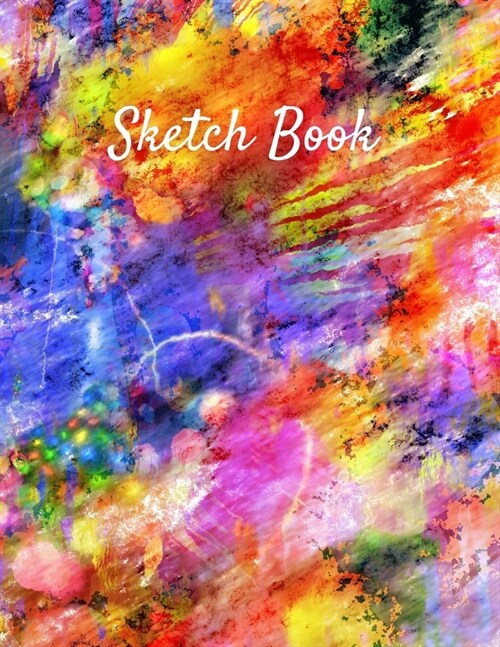 Sketch Book: Art Themed 8.5 x 11 - 120 Blank Pages Notebook for Drawing and Sketching (Paperback)