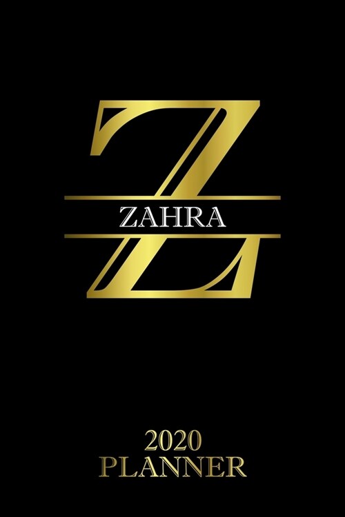 Zahra: 2020 Planner - Personalised Name Organizer - Plan Days, Set Goals & Get Stuff Done (6x9, 175 Pages) (Paperback)