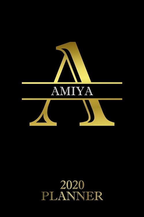 Amiya: 2020 Planner - Personalised Name Organizer - Plan Days, Set Goals & Get Stuff Done (6x9, 175 Pages) (Paperback)
