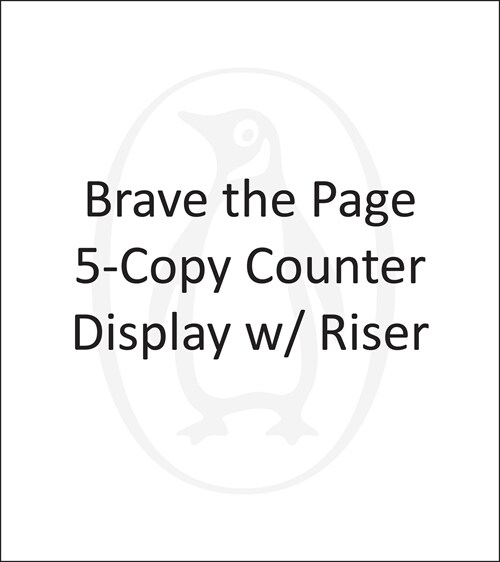 Brave the Page 5-Copy Counter Display w Riser (Trade-only Material)