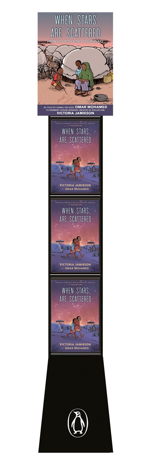 When Stars are Scattered 8-copy SIGNED Floor Display w/ Riser (Trade-only Material)