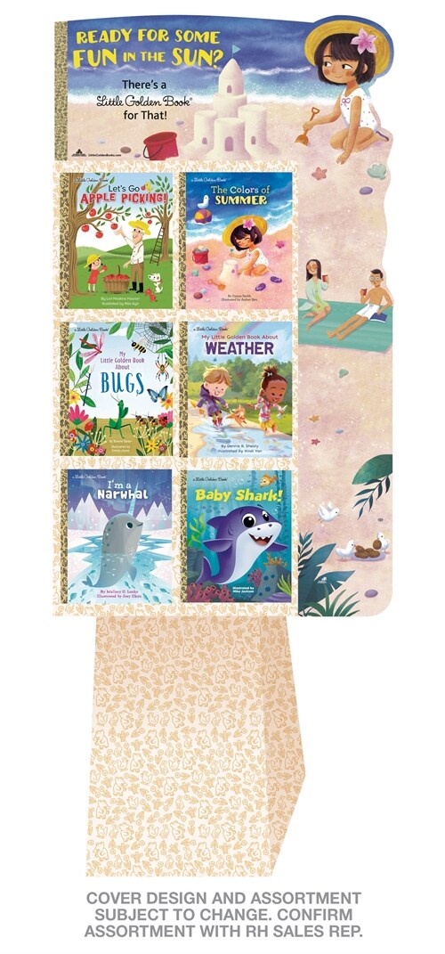 Little Golden Books Summer 2020 36-Copy Floor Display (Trade-only Material)