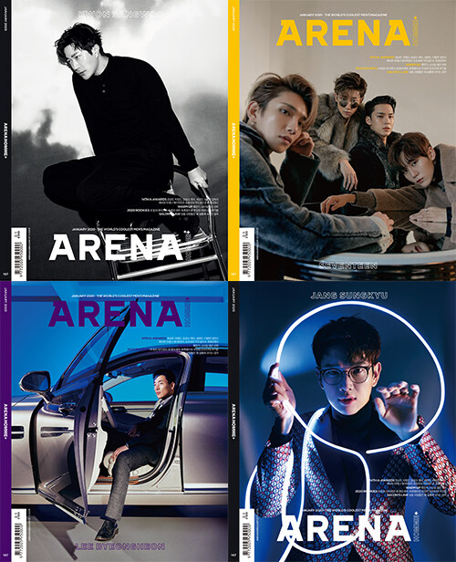 아레나 옴므 플러스 Arena Homme+ 2020.1 (표지 : 장성규, 이병헌감독, 권상우, 세븐틴 4종 중 랜덤)