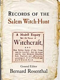 Records of the Salem Witch-Hunt (Hardcover)