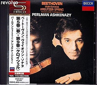 [중고] Beethoven Violin Sonatas No.9 ‘Kreutzer‘ & No.5 ‘Spring‘/Vladimir Ashkenazy,Itzhak Perlman [SHM-CD]