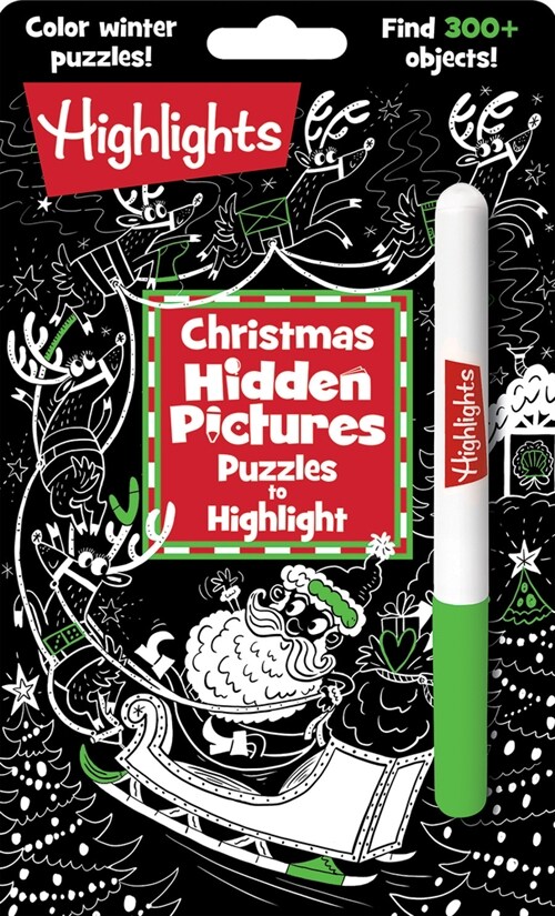 Christmas Hidden Pictures Puzzles to Highlight: Color Winter Puzzles! Over 300+ Objects! (Paperback)