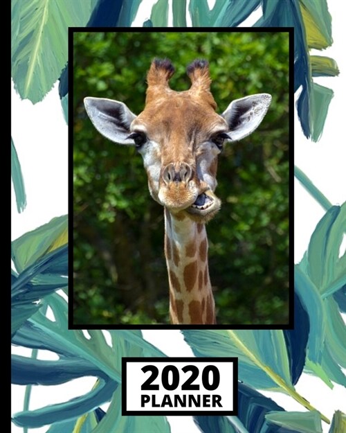 2020 Planner: Giraffe 1-Year Daily, Weekly and Monthly Organizer With Calendar, Gifts For Giraffe Lovers, Women, Men, Adults and Kid (Paperback)