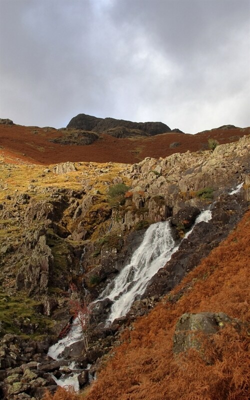 Notebook: Waterfall Cumbria Lake District England (Paperback)