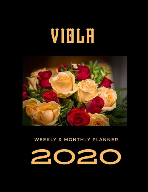 2020 Weekly & Monthly Planner: Viola...This Beautiful Planner is for You-Reach Your Goals / Journal for Women & Teen Girls / Dreams Tracker & Goals S (Paperback)