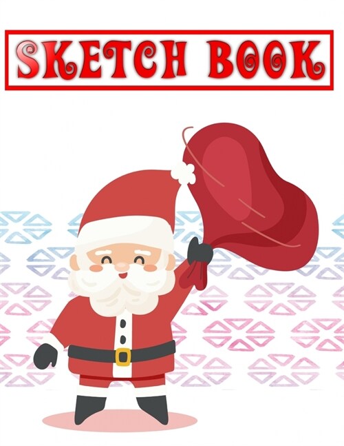 Sketchbook For Girls Easy Christmas Gifts: Sketch Book Journal Blank Notebook With Unlined Paper For Drawing Writing Sketching Unruled Pages - Abstrac (Paperback)