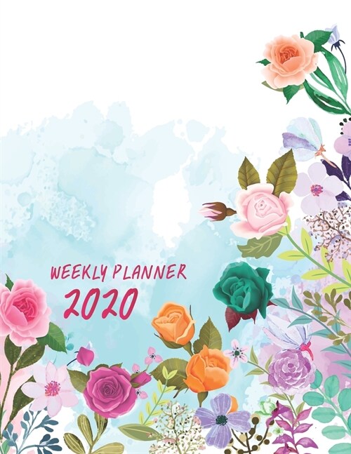 2020 Weekly Planner: Academic Weekly & Monthly Pocket Calendar Schedule Organizer, 8.5 x 11, 50 Pages (Paperback)