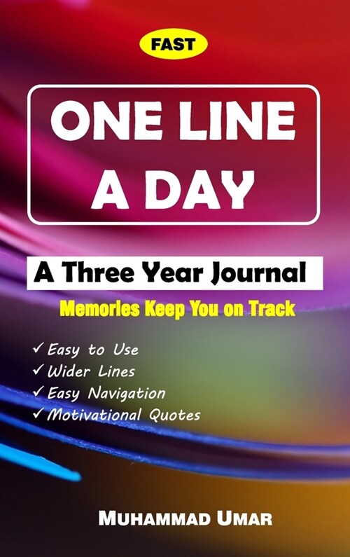 One Line a Day - A Three Year Journal (Hardcover)