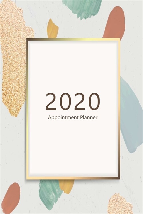 2020 Appointment Planner: Hourly agenda. Monthly and Weekly planner. Week on 2 pages. Square layout. Schedule, arrange, plan events. Monday star (Paperback)